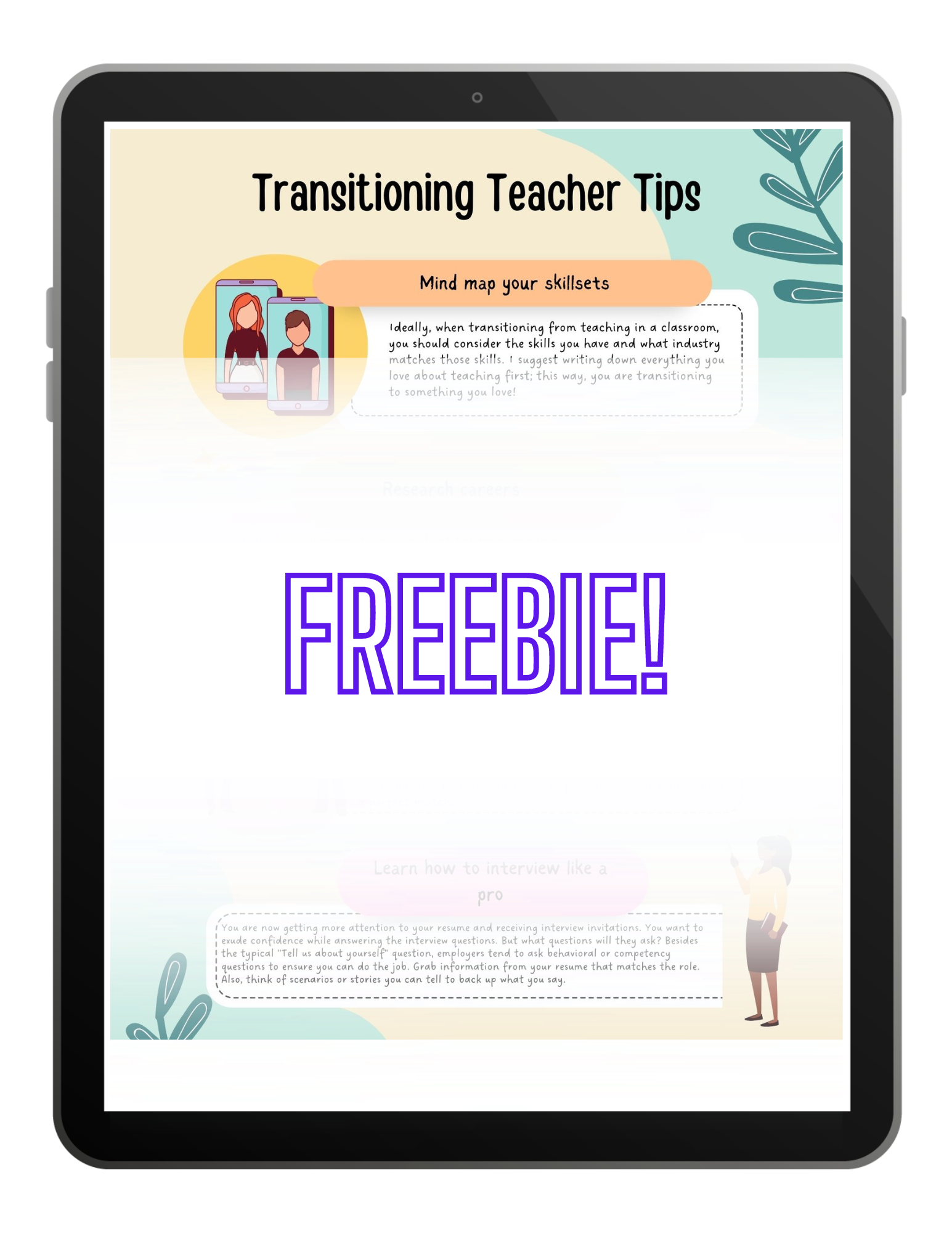 Tips for Transitioning Teachers - Freebie!